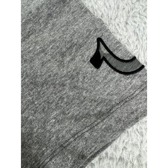 True Religion LOGO Mens M Heather Grey Camouflage TR Applique Tee Shirt NWT - Picture 6 of 11